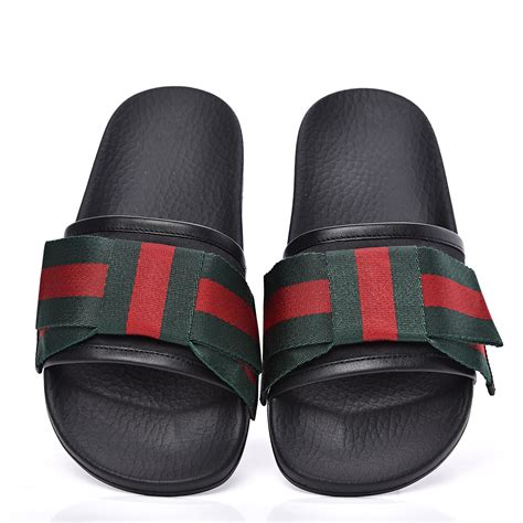 gucci shoes bow|gucci slides with bow.